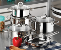 Rio Metal Stainless Steel Pot Set