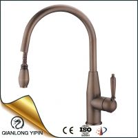 New classic style antique brass hot and cold water kitchen faucet