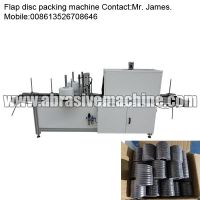 Flap disc packing machine