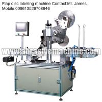 Flap disc labeling machine