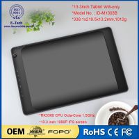 13.3" wifi tablet RK3368 octa core IPS 10points touch 2GB/64GB best price