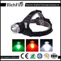 green Outdoor night version predator hunting flashlight headlamp