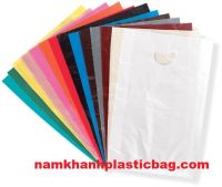 shopping die cut punch out handle bag
