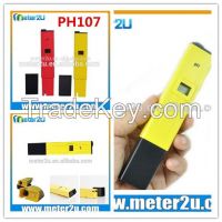 China supplier mini type portable ph meter PH107