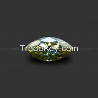 Loose Marquise Green Moissanite