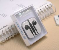 Whosale black Intelligent Earphone with microphones for Cell-phone