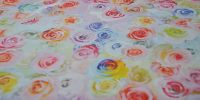 Printed Rayon Plain Fabric