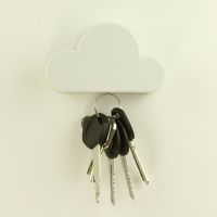 Home Decoratio White  Keyfob Sticker Magnetic