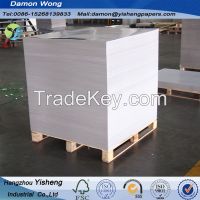 Waste Paper Pulp White Coated Grey Back Duplex Board In Sheet