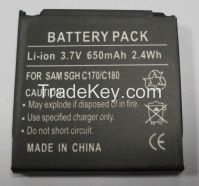 3.7V/650mAh Mobile Phone Battery