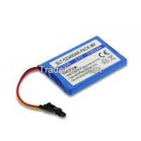 3.7V/1, 100mAh Lithium-ion Battery Pack, OEM Orders are Welcome