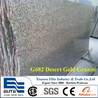 G682 Desert Gold Granite Slab