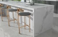 calacatta white porcelain panel jumbo porcelain slab