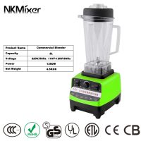 Blender 1500/1350W 2000ml Plastic Container Material and Traditional/Work Top Type electric blender Push Button Controls Type From China
