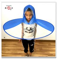 foldable pvc hat umbrella for kids
