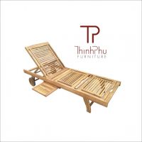 FAMIGO - Wood Outdoor Sun Lounger - Best selling furniture