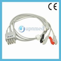 Nihon Kohden BR 903P ecg 3-lead wires,U305-3F3CI