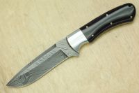 CUSTOM HANDMADE DAMASCUS HUNTING KNIFE