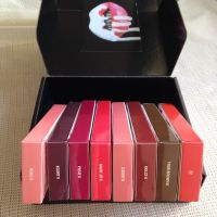 KYLIE JENNER LIP KIT Kylie Matte Liquid Lipstick &amp; Lip Liner Kylie lip Velvetine in Red Velvet Makeup 1set=1lipstick+1lipliner