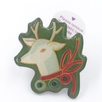 LED blinky flashing pin badge with butterfly closure 1125