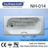 Commen Soaking Enameled Drop-in Cast Iron Bathtub