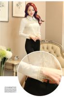 long sleeved shirt chiffon