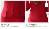 suit dress in red with smart living wrinkle