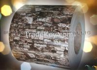 Professional grain ppgi producter provide brick grain ppgi , wood grain From China