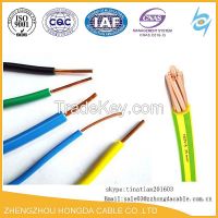 PVC Jacket Copper Electrical Wire Cable 1.5mm 2.5mm 4mm 6mm 10mm