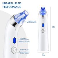 Blackhead Remover Vacuum Pore Cleaner - 2019 Upgraded USB Rechargeable Acne Comedone Extractor Tool Machine with 5 Adjustable Suction Power and 4 Replacement Probes From China