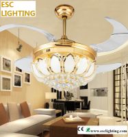 Two kinds of light source and three speed ceiling fans