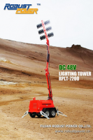 LED high telescopic hydraulic mast diesel mobile emergency Light Tower lighting From China
