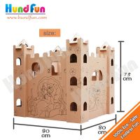 Full Size Cardboard Castle House Story To Tell Flute Paper House