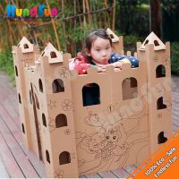 Full Size Cardboard Castle House Story To Tell Flute Paper House