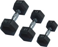cast iron Rubber Dumbbell