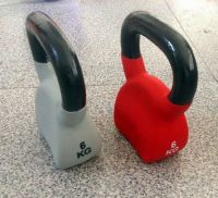 neoprene coated kettlebell
