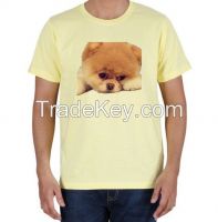 180gsm cotton custom print promotion t shirt