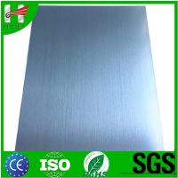 Hairline finish film laminated steel sheets