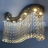 crystal chandelier 6 light gold