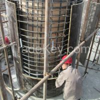 Cylinder building forms for ciucular concrete formwork srstem