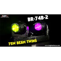 75W Beam Twins Moving Head Lights