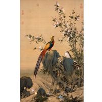 Famous Chinese painting in Chinese imperial palace