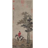 Traditional Chinese painting in Chinese imperial palace