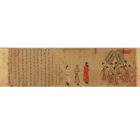 Famous Chinese painting in Chinese imperial palace