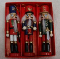 6inch wholesale christmas wooden soldier nutcracker for christmas decoration