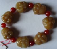 Sugar Color Happiness Buddha Jade Bracelet