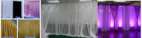 promote sell price pipe and drape for wedding party