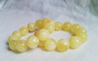 Amber Bracelets, White Color