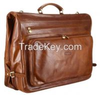 Luxury leather Suit / Garment Carrier/travel suit carrier/garment leat