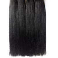 Brazilian hair Human hair weft Natural black unprocessed Silk straight 100g 5A